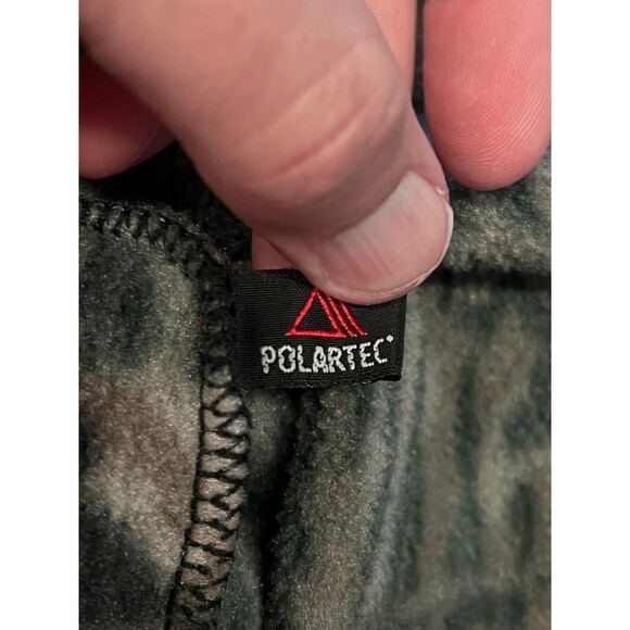 L.L.Bean Jacket Womens Extra Large Camo Polartec Fleece Full Zip Maine Hunting - Picture 8 of 8